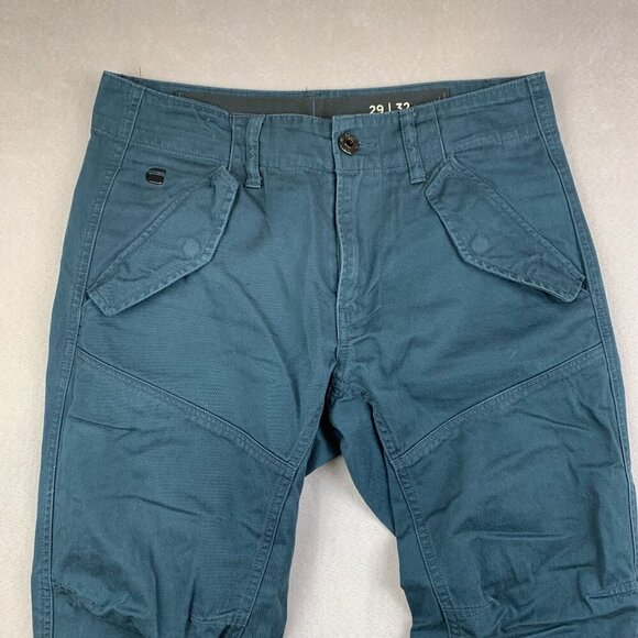 G Star Raw Mens Pants 29 Navy Blue Rovic DC 3D Tapered Military Streetwear 29x29 - Picture 2 of 12